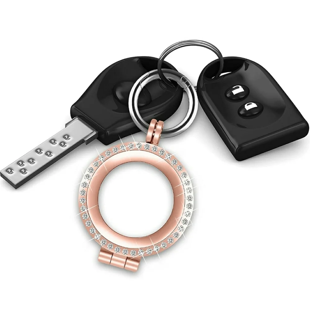Bling Metal Case Compatible with Apple New AirTag 2021